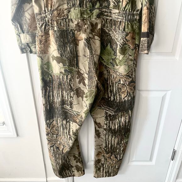 Cabela's Real Tree Green Camo Camouflage USA Hunting Suit Coveralls XL Regular - Picture 3 of 11